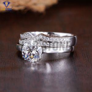 Round Cut Diamond White Gold Ring