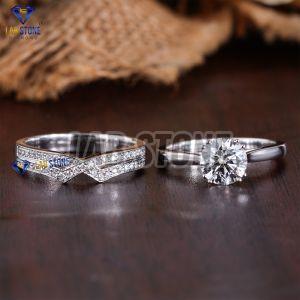 Round Cut Diamond White Gold Ring
