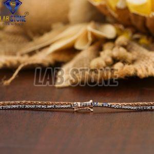 Elegant Round Cut Diamond Rose Gold Bracelet