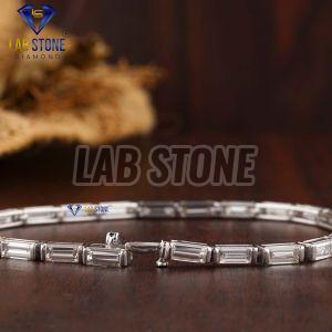 Baguette Cut Diamond White Gold Bracelet