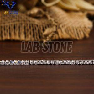 Sparkling  Round Cut Diamond White Gold Bracelet