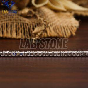 Sparkling  Round Cut Diamond White Gold Bracelet