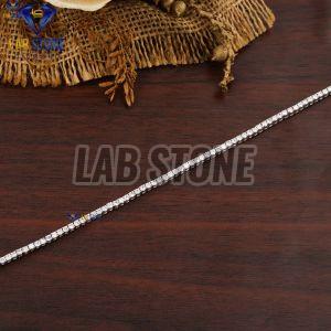 Sparkling  Round Cut Diamond White Gold Bracelet