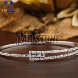 Fancy Round Cut Diamond White Gold Bracelet