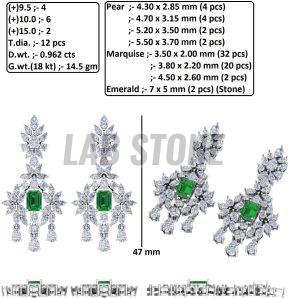 Marquise Cut Diamond Yellow Gold Drop and Dangle Earrings