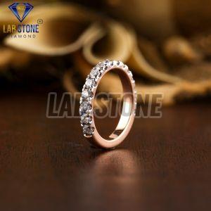 Round Cut Diamond Rose Gold Ring