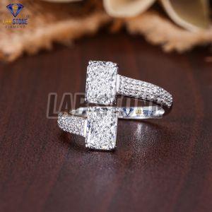 Elegant Round Cut Diamond White Gold Ring