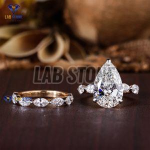 Glamorous Diamond Rose Gold Ring
