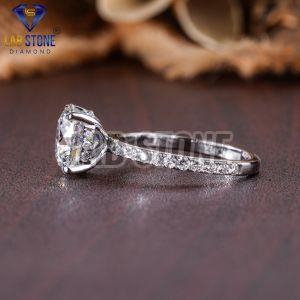 Glamorous Round Cut Diamond White Gold Ring