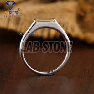 Baguette Cut Diamond White Gold Ring