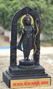 Black Resin RAM Lalla Statue