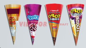 Ice cream cone wrappers