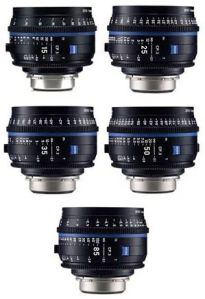 Zeiss Cp3 Xd 5 Lens Set