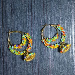 Multicolor Hoop Earrings