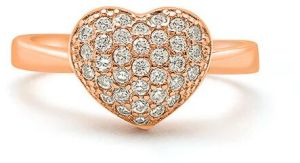 Rose Gold Heart Allure Ring