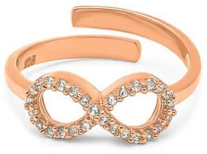 Rose Gold Infinity Aura Ring