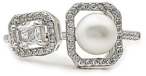 Silver Precious Pearl Ring