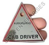 Cab Driver Token Plate