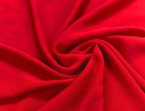 Dyed Red Georgette Fabric