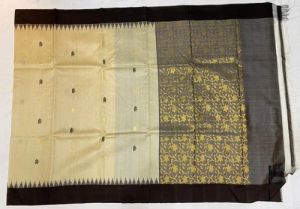 Buta Pattern Tussar Silk Sarees