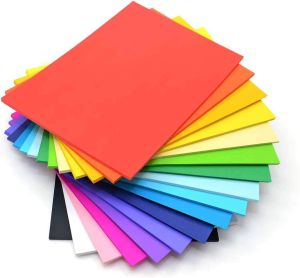 colored paper sheets