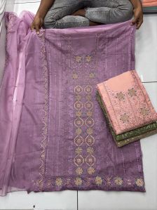 INYAT-UNSTICHED SALWAR KAMEEZ