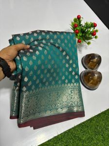 Banarasi Semi Katan Silk Saree