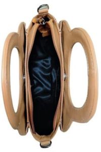 Ladies Plain Leather Hand Bag