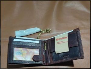 Men Black Leather Wallet