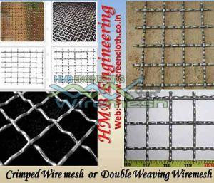 Crimpe Wire Mesh Screen