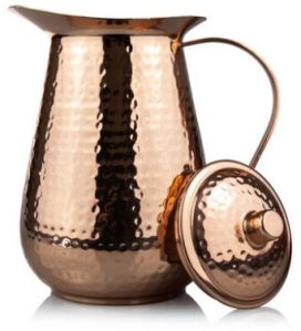 Copper Hammered Jug