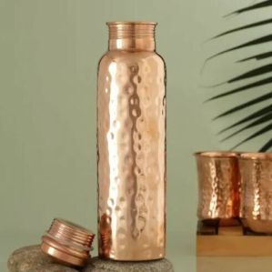 Hammered Copper Water Bottle