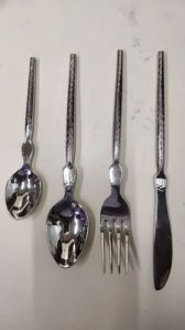 Glossy 4 Pieces Stainless Steel Cutlery Set