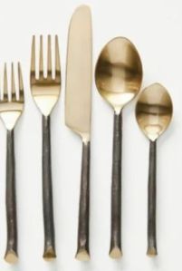 Golden Polished Stainless Steel Cutlery Set