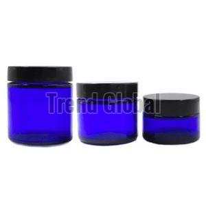 Blue Glass Jar