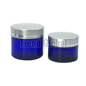 Blue Glass Jar
