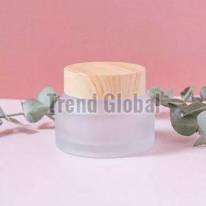 Clear Slant Shoulder Glass Jar