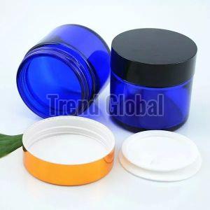 Blue Glass Jar