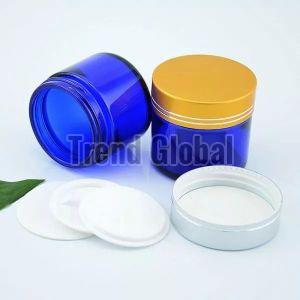 Blue Glass Jar