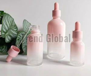 Gradient Color Coated Glass Bottle