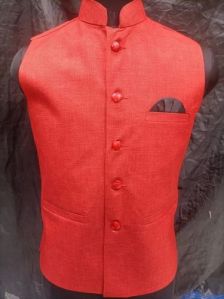 Mens Polyester Nehru Jacket