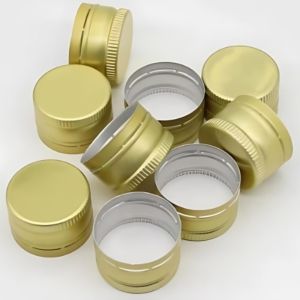 22MM Golden Color Aluminum ROPP Caps