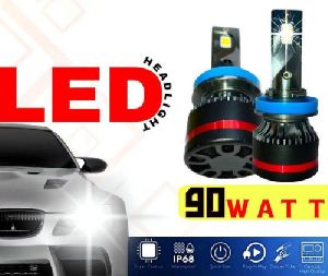 Car Led Headlight 90W 6000K Pure Bright 9000lumens