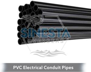 Black MMS PVC Electrical Conduit Pipes