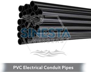 Black LMS PVC Electrical Conduit Pipes