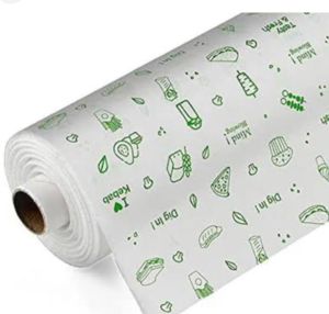 Food Grade Veg Green Printed Butter Paper