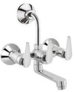 Mittens Brass 2 in 1 Wall Mixer Tap