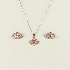 American Diamond CZ Pendant set