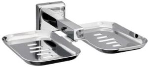 Nexa Chrome Plated Stainless Steel Double Soap Dish