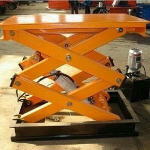 Electric Hydraulic Scissor Lift Table Trolley